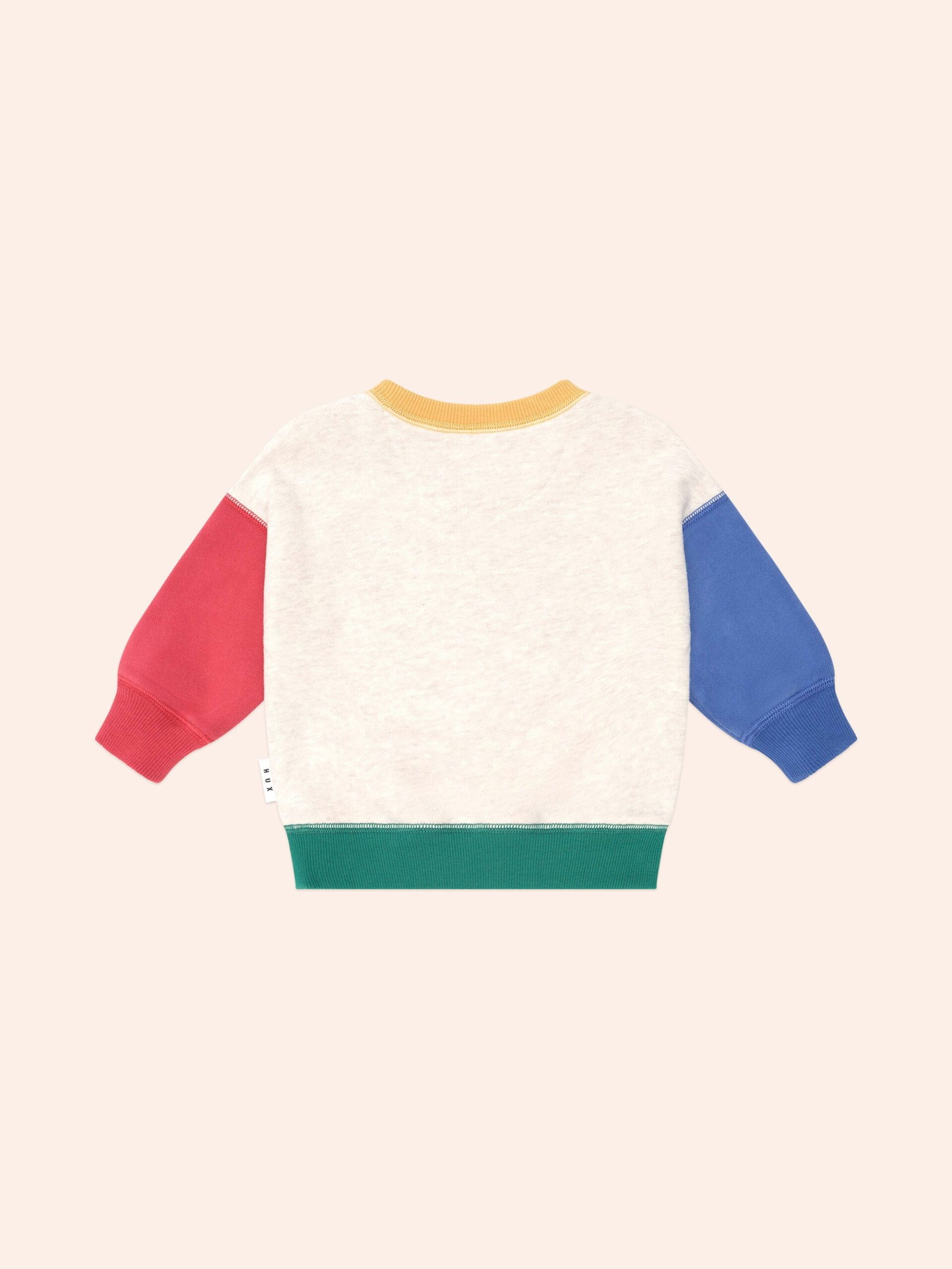 furry huxbear colour block sweatshirt furry huxbear colour block sweatshirt