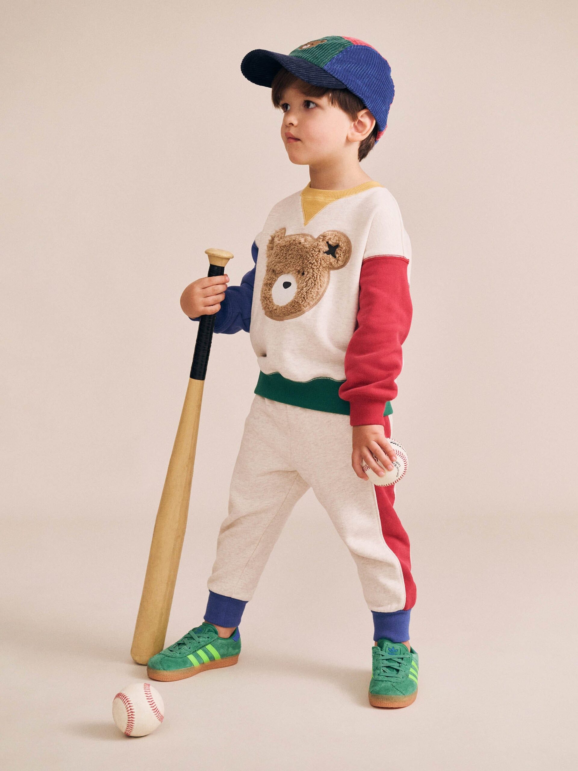 furry huxbear colour block sweatshirt furry huxbear colour block sweatshirt